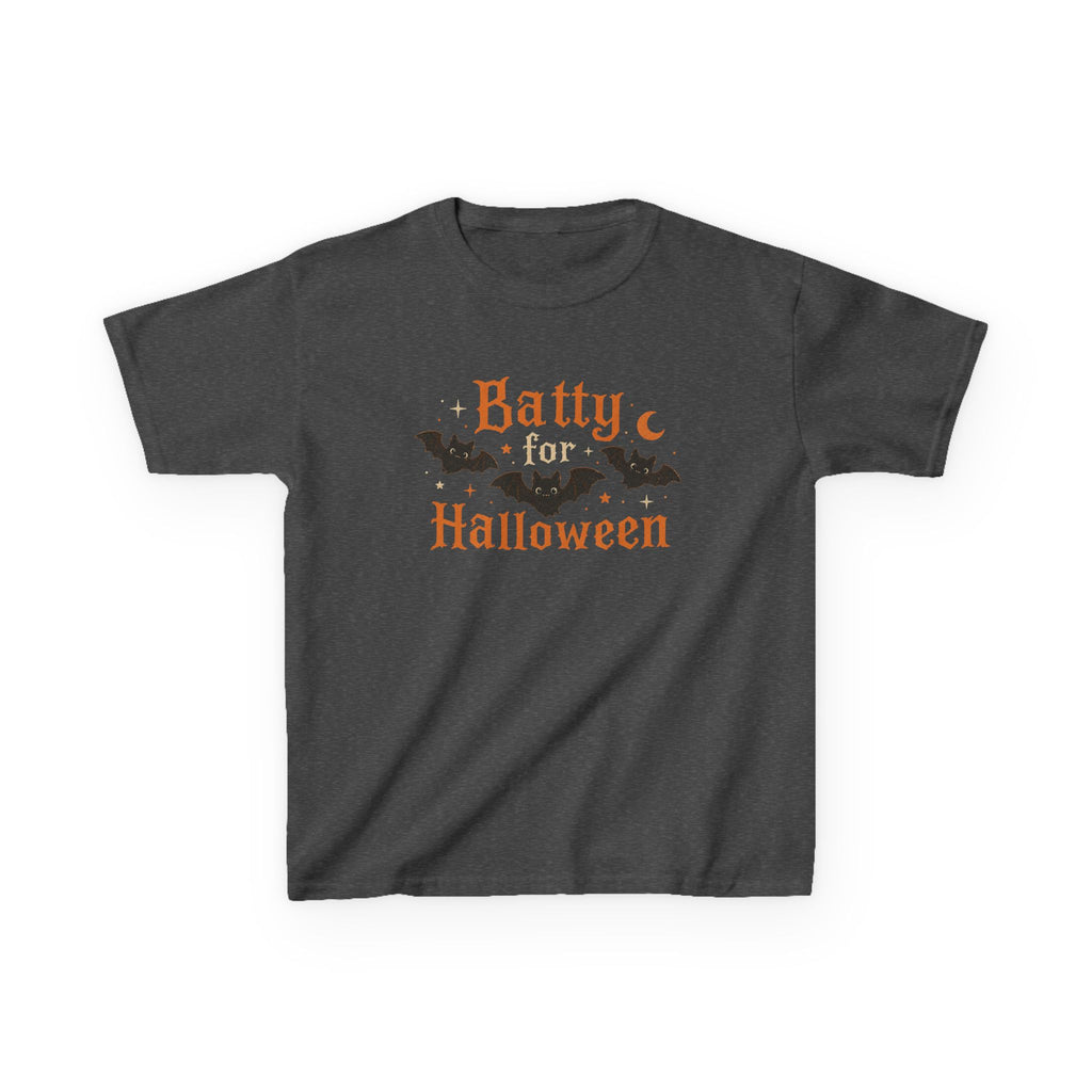 Kids Halloween T‑Shirt — "Batty for Halloween" Cute Bat Costume Tee
