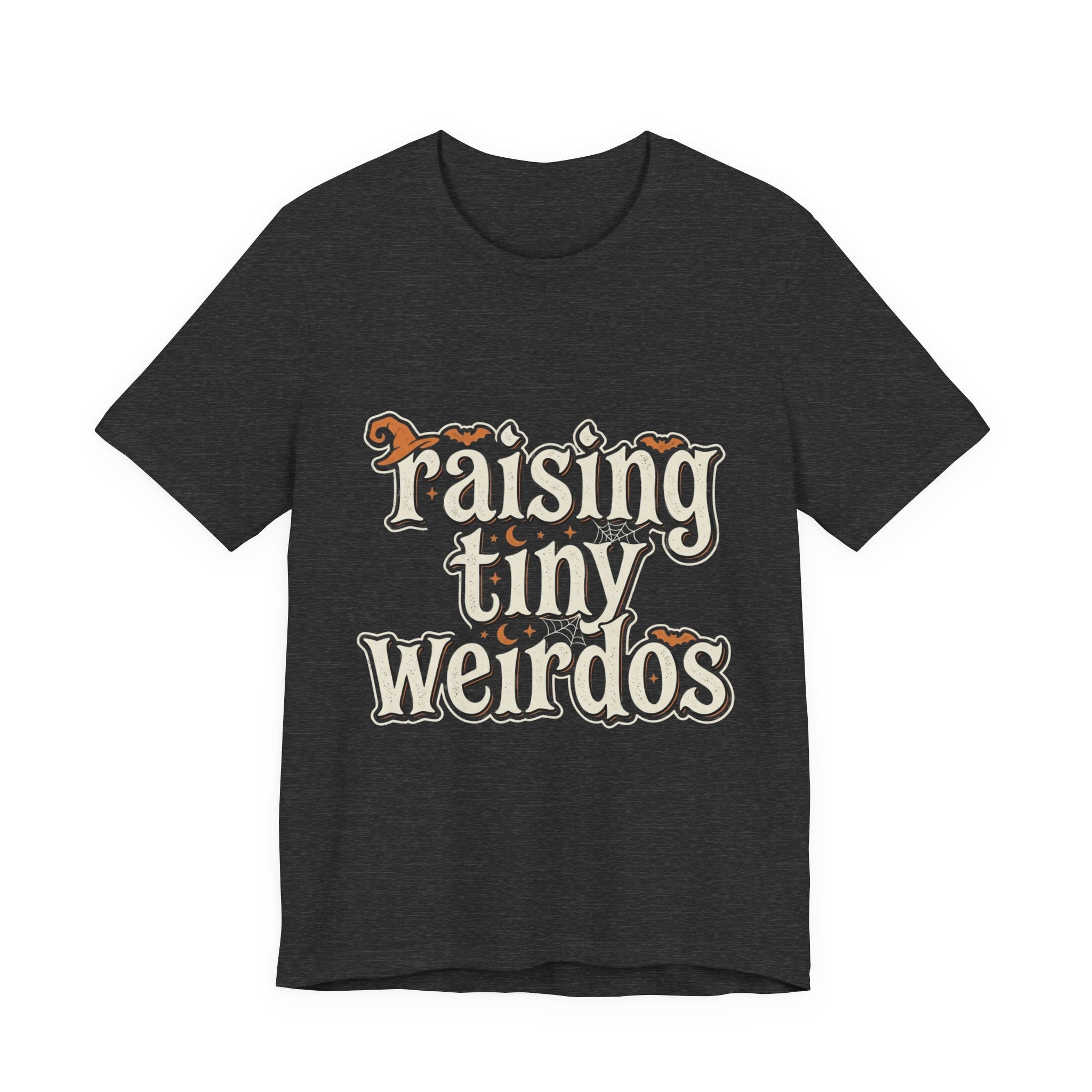 Raising Tiny Weirdos Tee — Cute Playful Parenting Graphic T‑Shirt