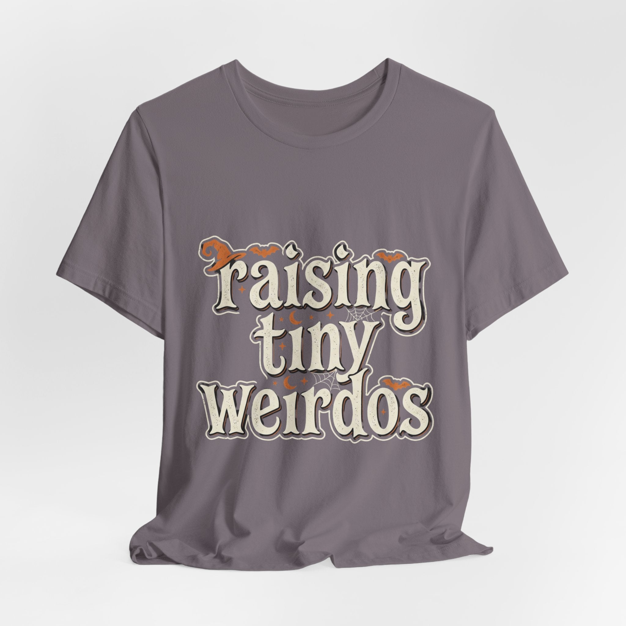 Raising Tiny Weirdos Tee — Cute Playful Parenting Graphic T‑Shirt