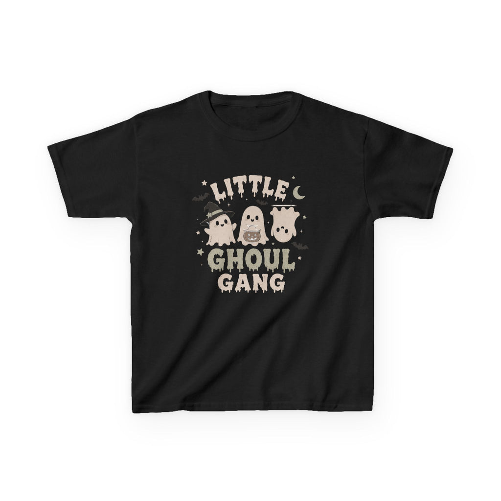 Kids T-Shirt — "Little Ghoul Gang" Cute Halloween Ghost Tee