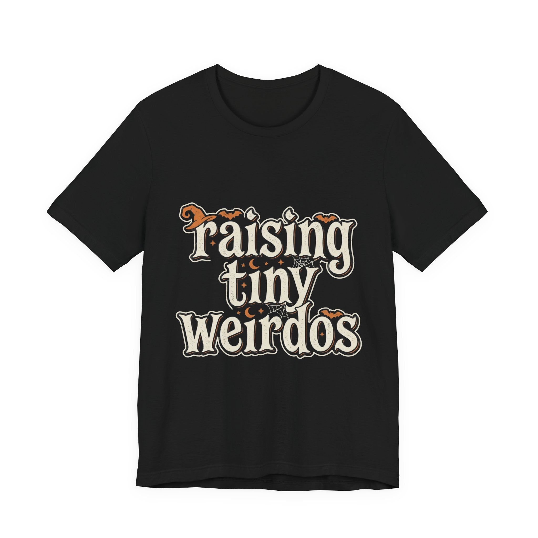 Raising Tiny Weirdos Tee — Cute Playful Parenting Graphic T‑Shirt