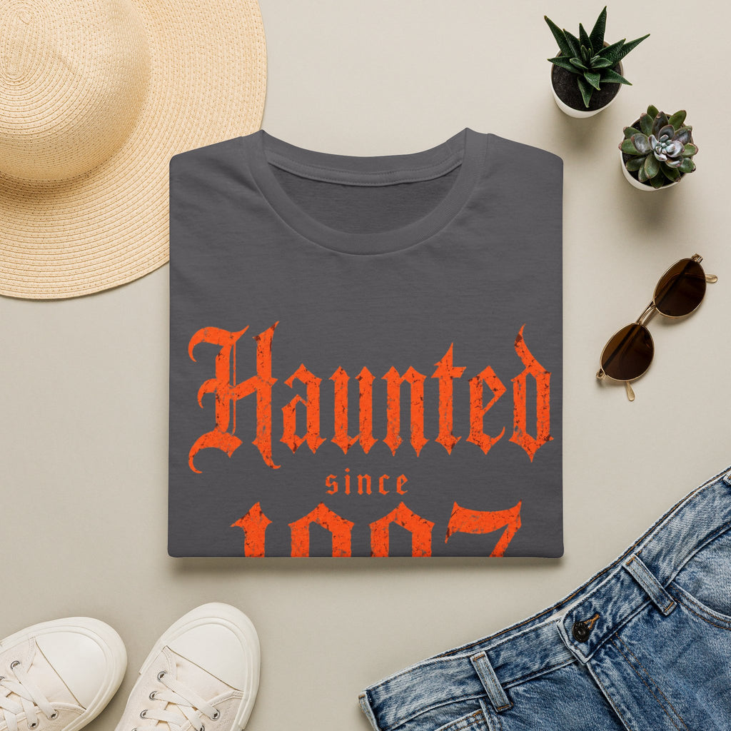 Haunted Since | Custom Birth Year T-Shirt — Vintage Gothic Birth Year Tee