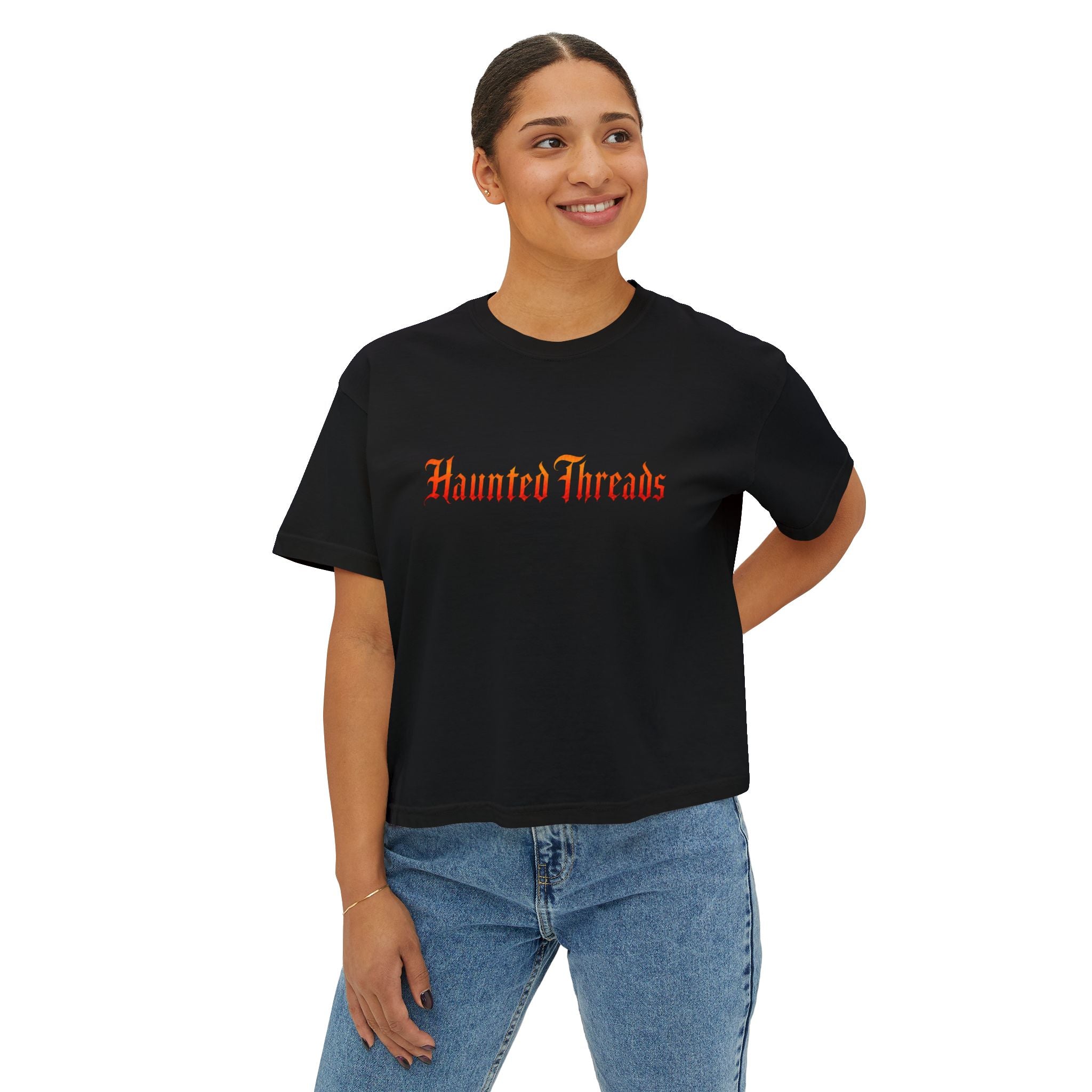Women's Haunted Threads Boxy Tee