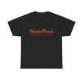 Haunted Threads logo tee