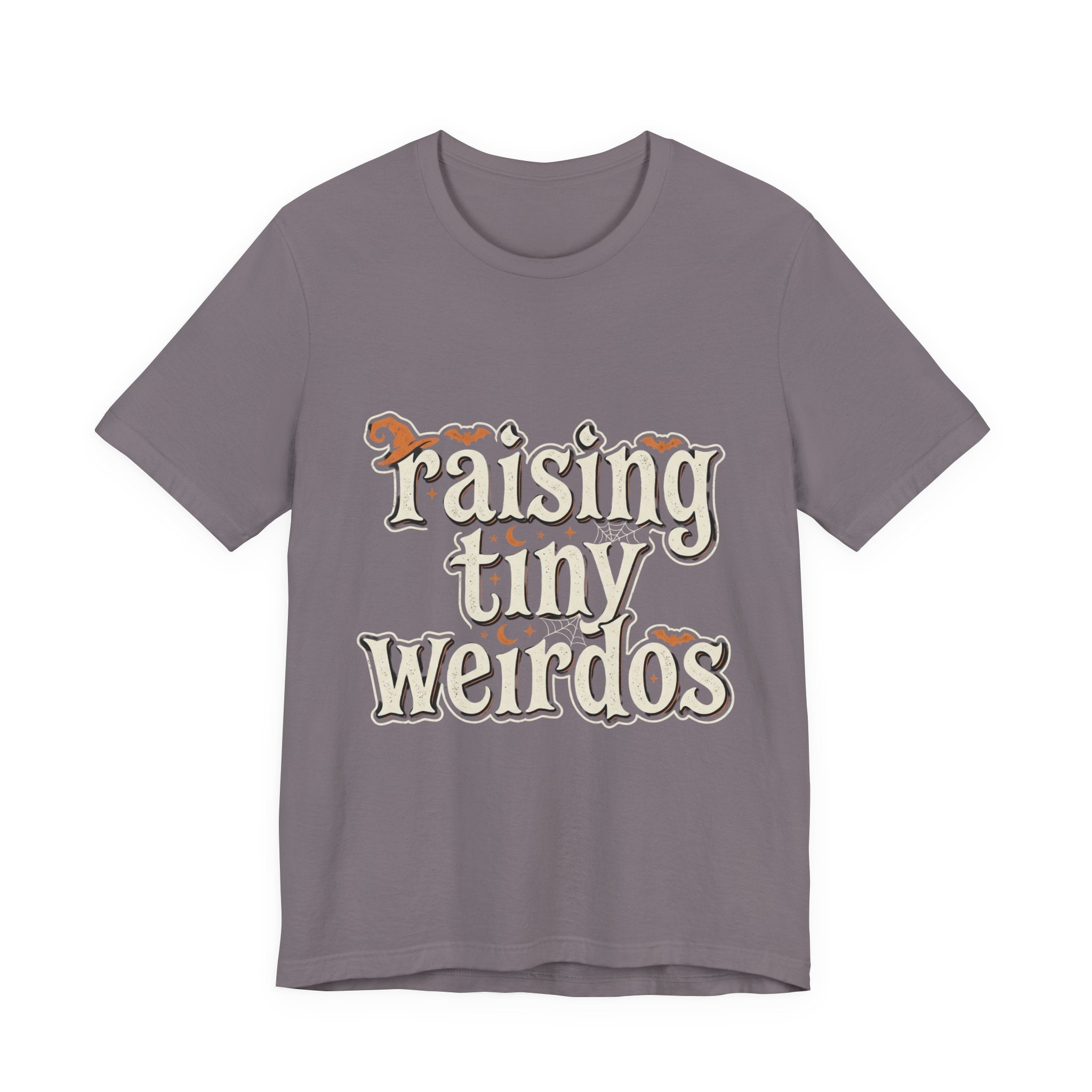 Raising Tiny Weirdos Tee — Cute Playful Parenting Graphic T‑Shirt