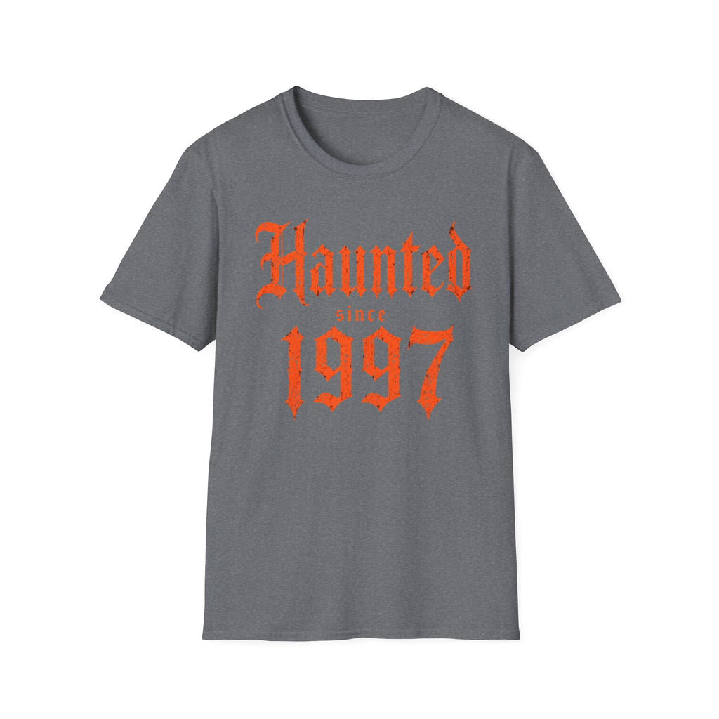 Haunted Since | Custom Birth Year T-Shirt — Vintage Gothic Birth Year Tee