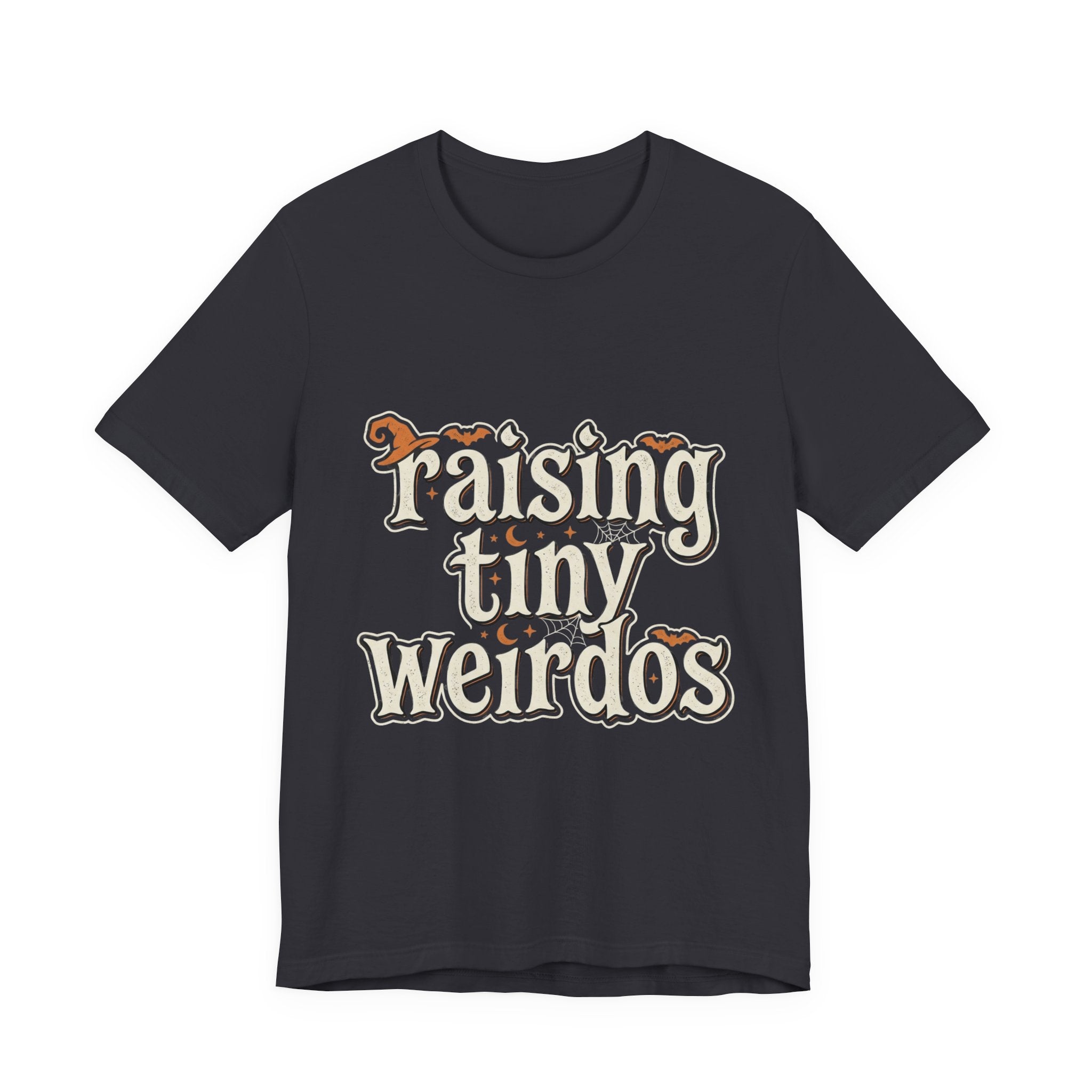 Raising Tiny Weirdos Tee — Cute Playful Parenting Graphic T‑Shirt