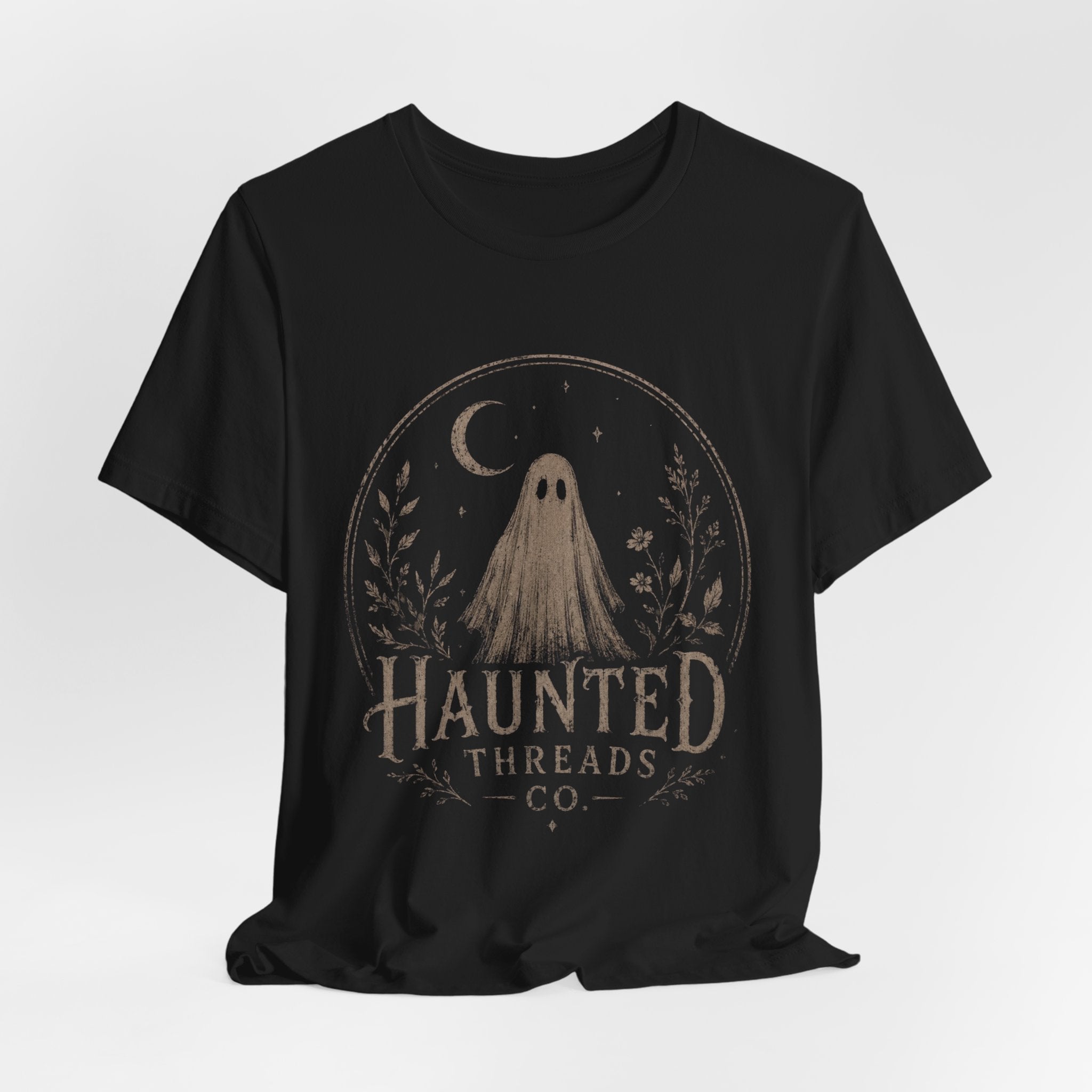 Haunted Threads Ghost Store Tee – Vintage Halloween T-Shirt