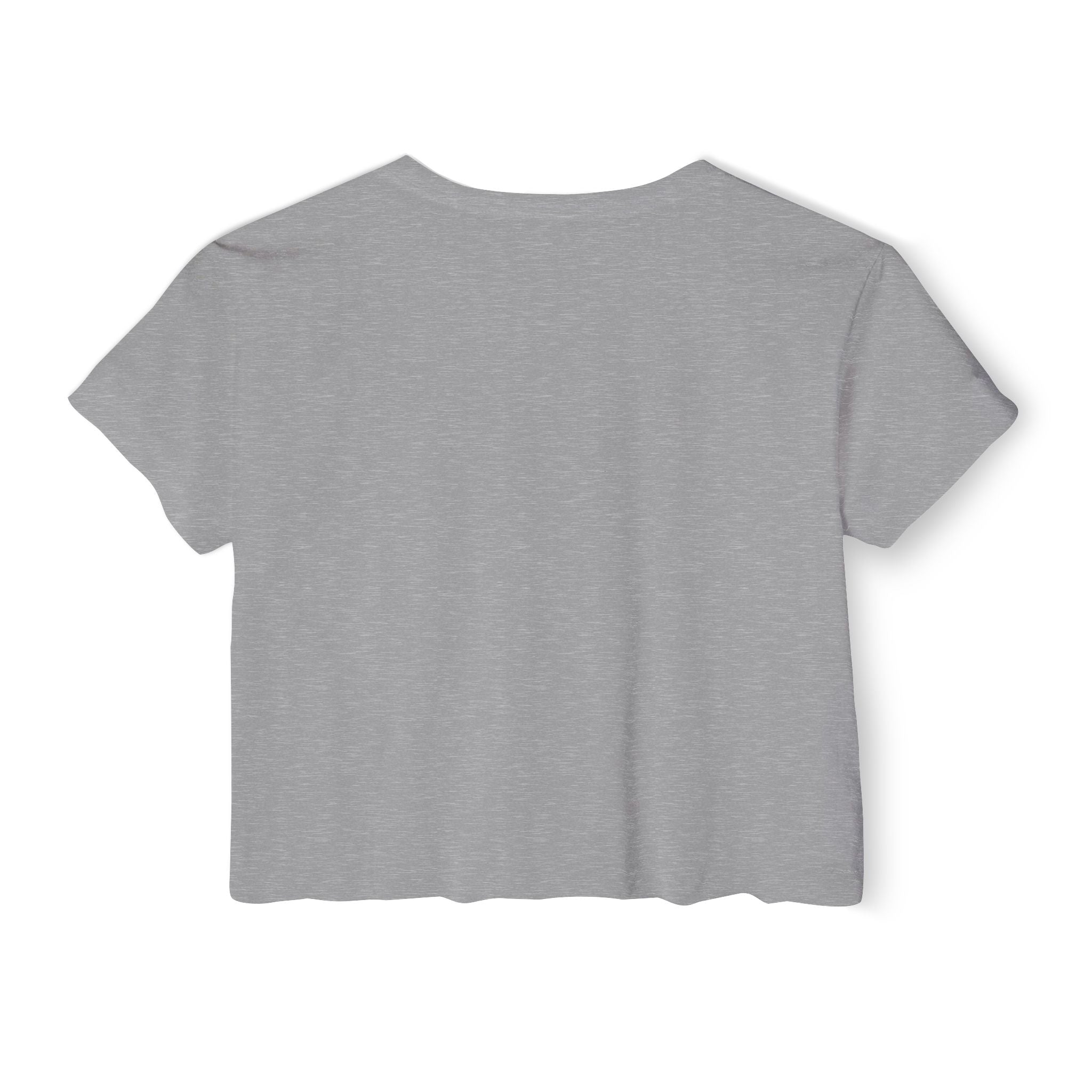Haunted Threads Co. Ghost Crop Top — Women's Festival Halloween Tee
