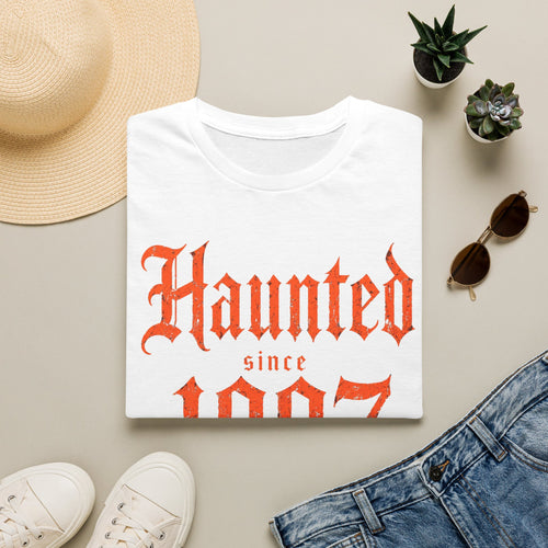 Haunted Since | Custom Birth Year T-Shirt — Vintage Gothic Birth Year Tee