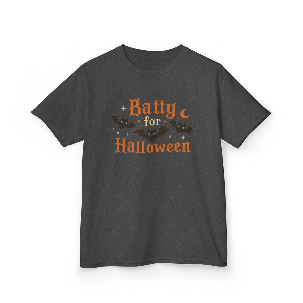 Kids Halloween T‑Shirt — "Batty for Halloween" Cute Bat Costume Tee