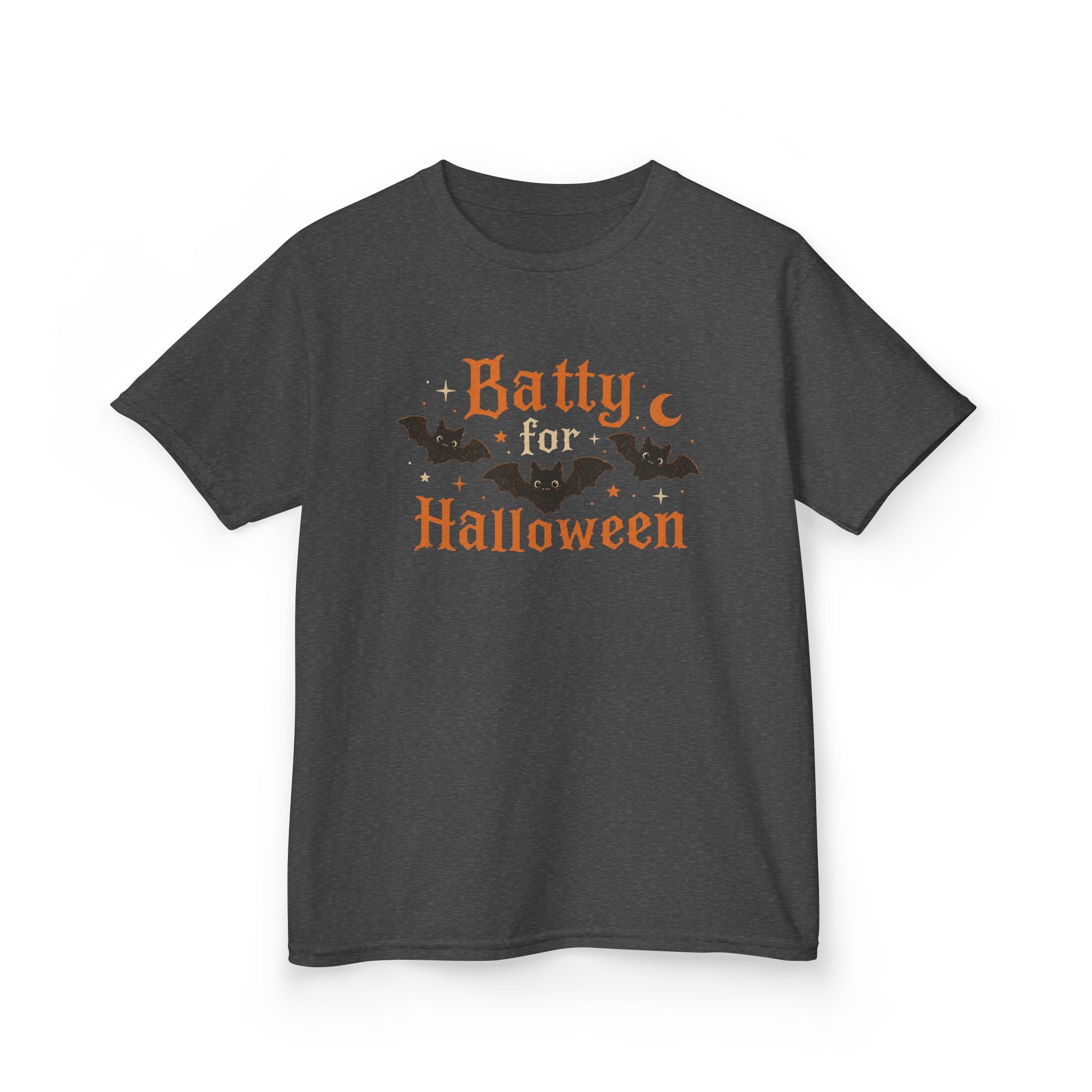 Kids Halloween T‑Shirt — "Batty for Halloween" Cute Bat Costume Tee