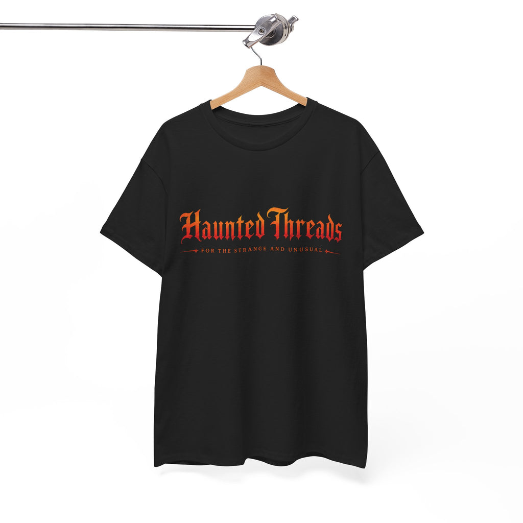 Haunted Threads logo tee