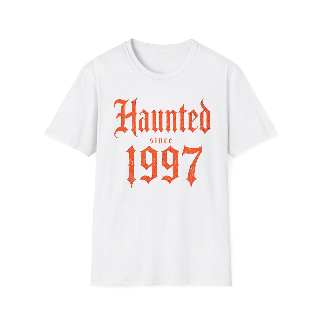 Haunted Since | Custom Birth Year T-Shirt — Vintage Gothic Birth Year Tee