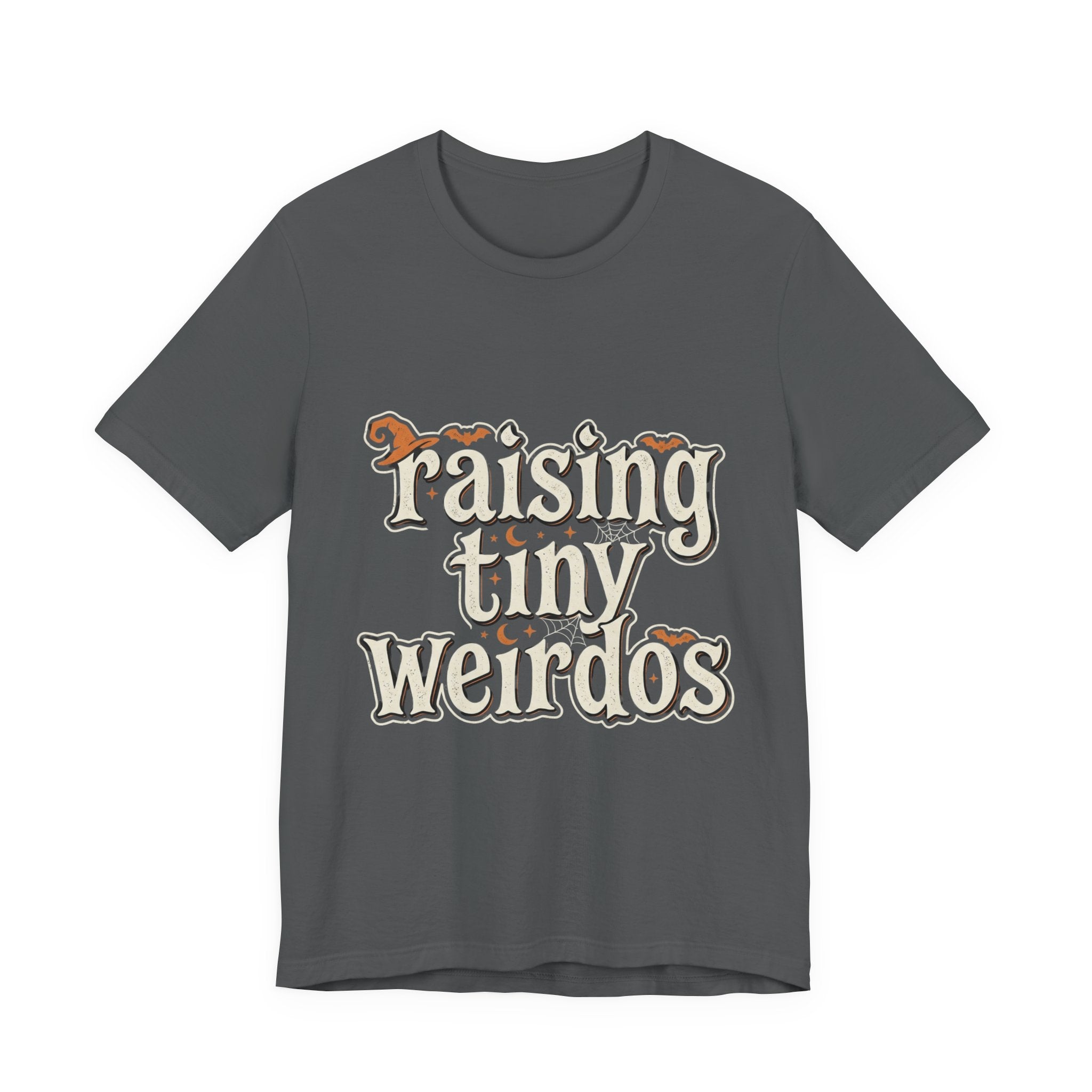 Raising Tiny Weirdos Tee — Cute Playful Parenting Graphic T‑Shirt