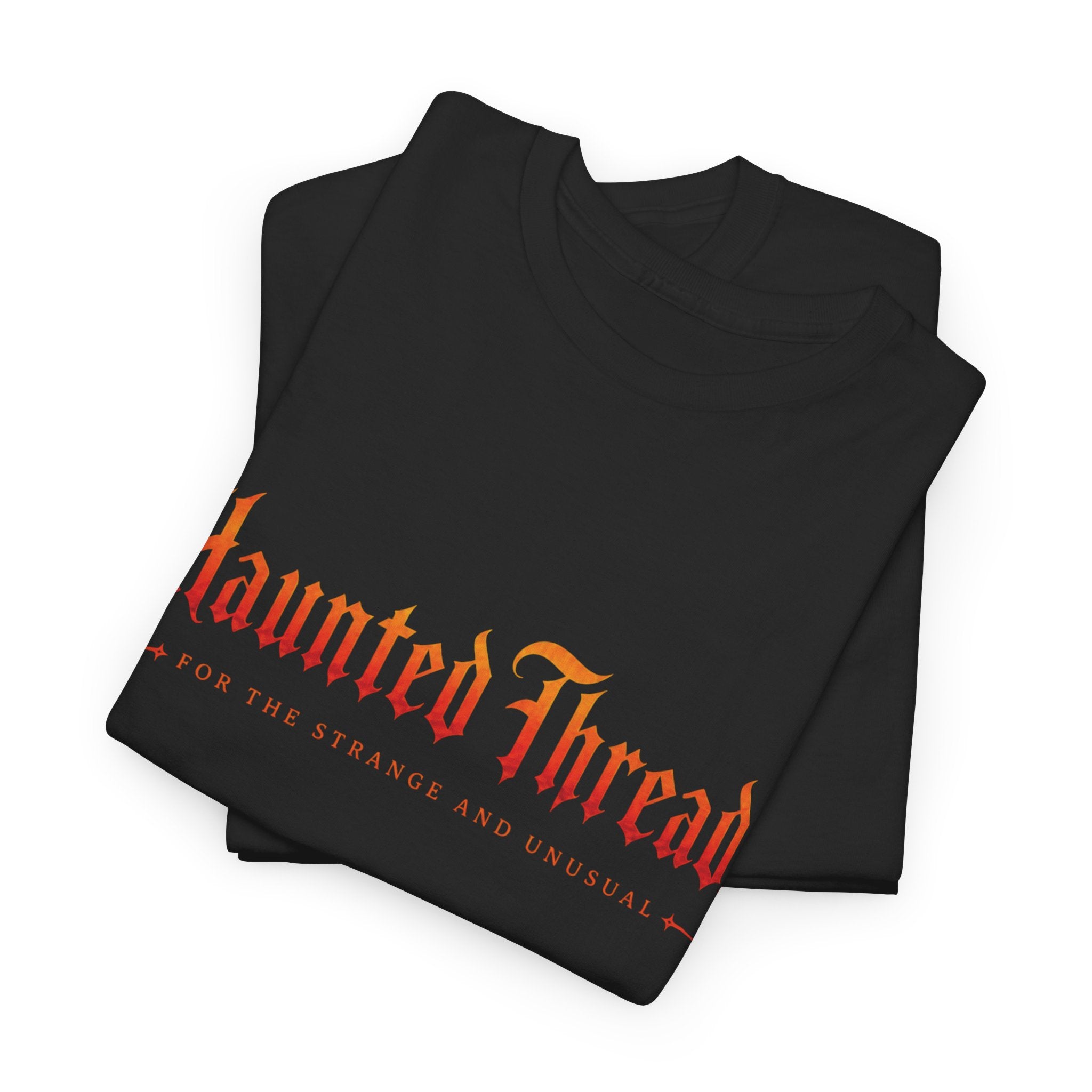 Haunted Threads logo tee