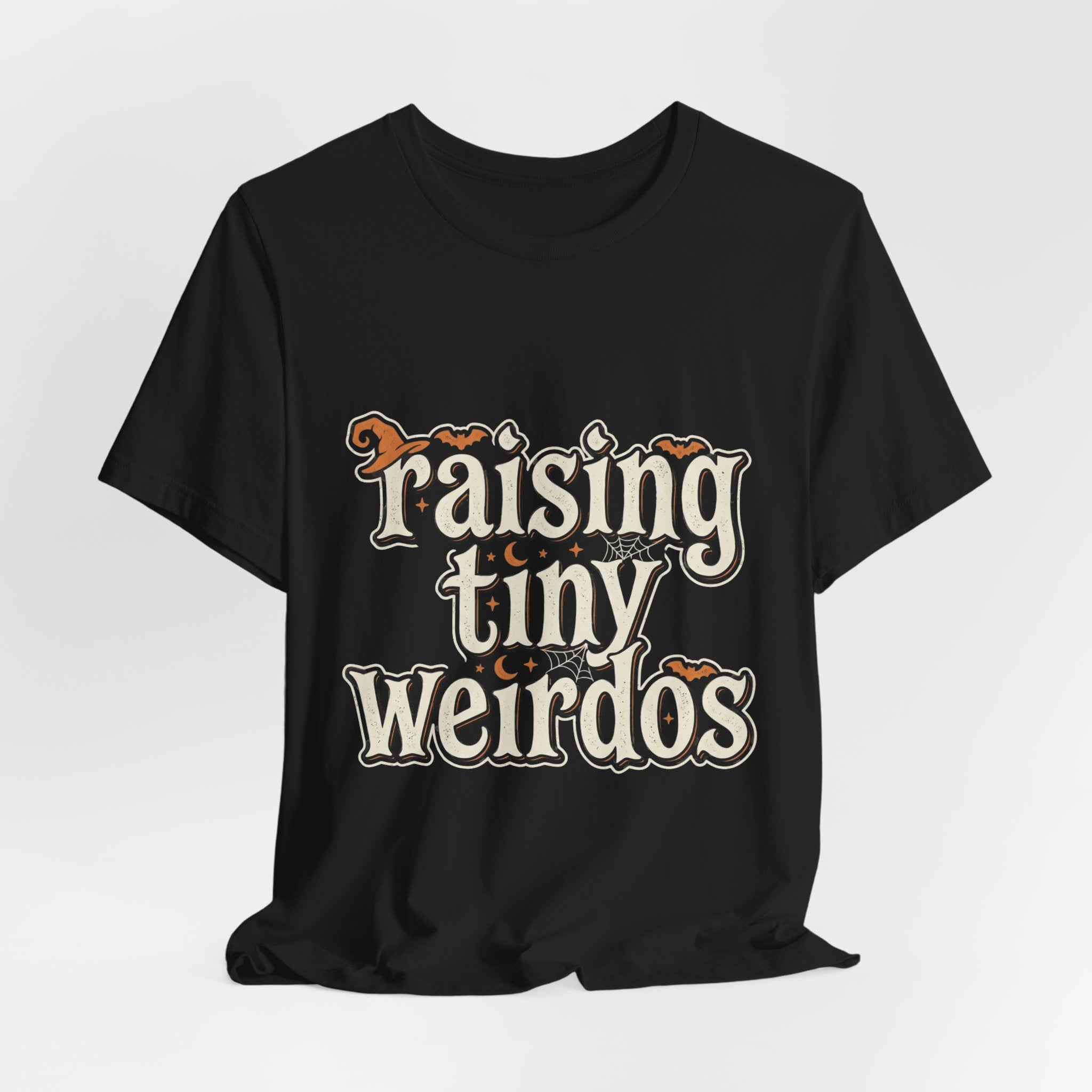 Raising Tiny Weirdos Tee — Cute Playful Parenting Graphic T‑Shirt