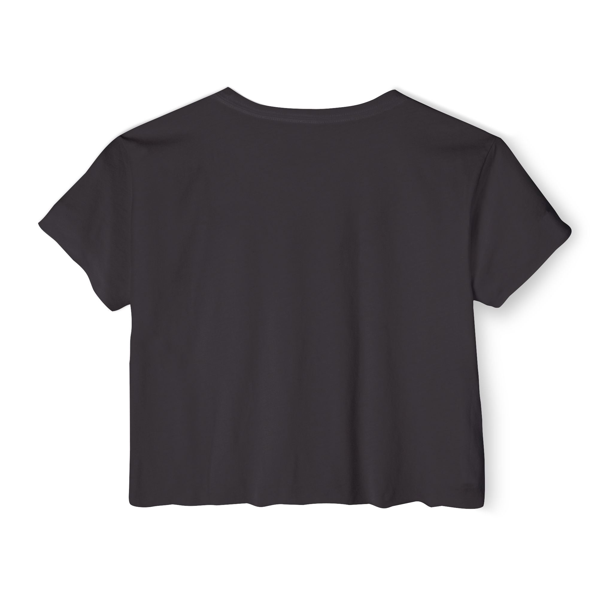 Haunted Threads Co. Ghost Crop Top — Women's Festival Halloween Tee